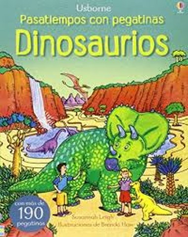 DINOSAURIOS-PASATIEMPOS-PEGATINAS-9781409592730